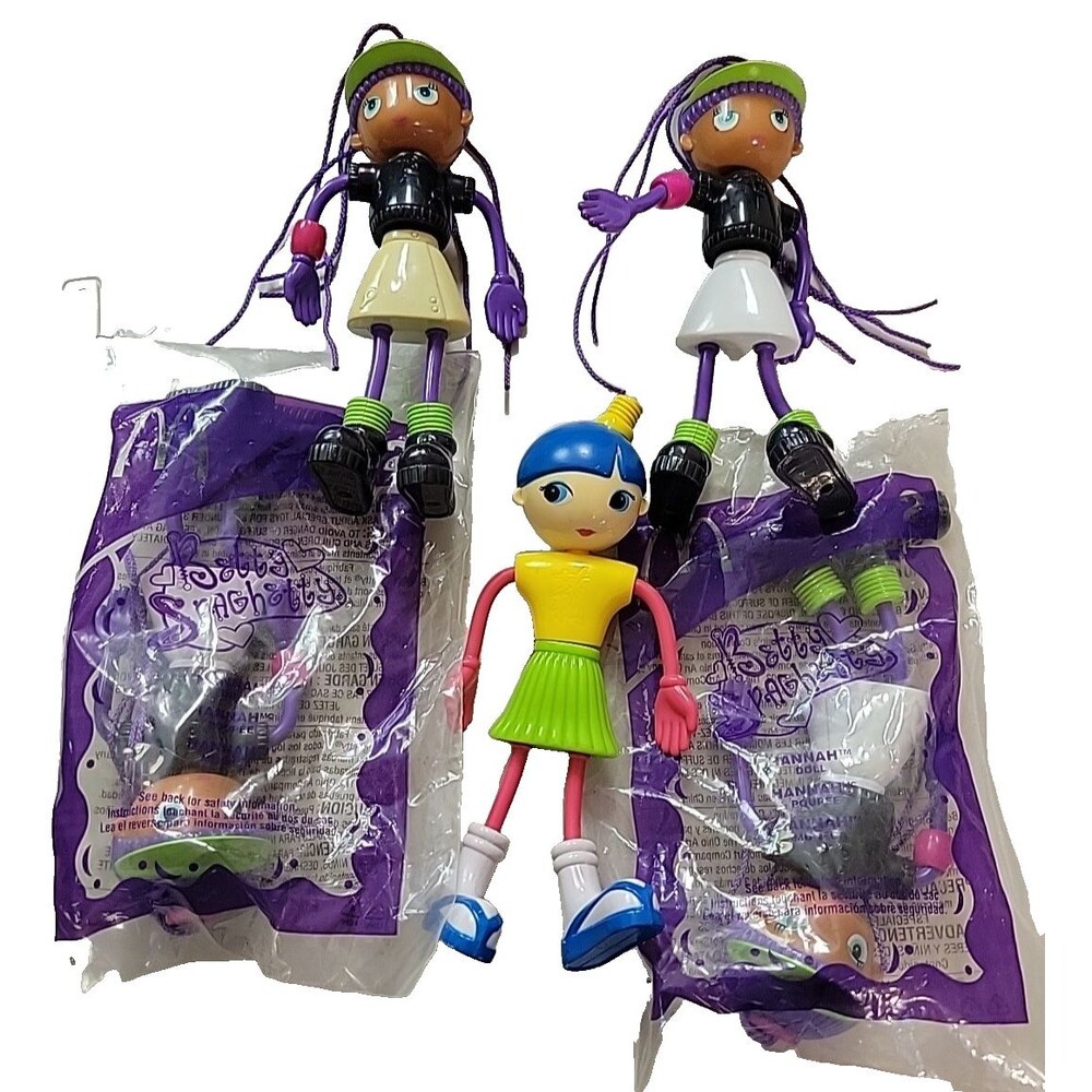 Betty Spaghetti‎ Spaghetty Dolls Toys McDonalds lot